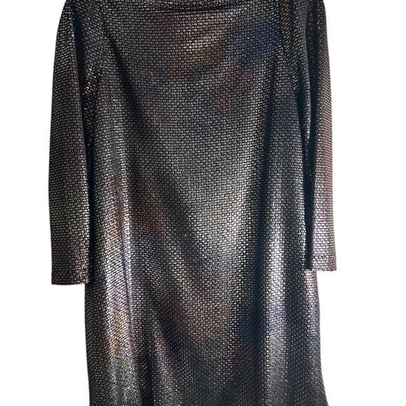 Free People Black Metallic Mini Dress XS - Picture 3 of 3